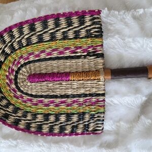 Colorful Handwoven Fan
